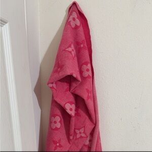 Pink LV Scarf